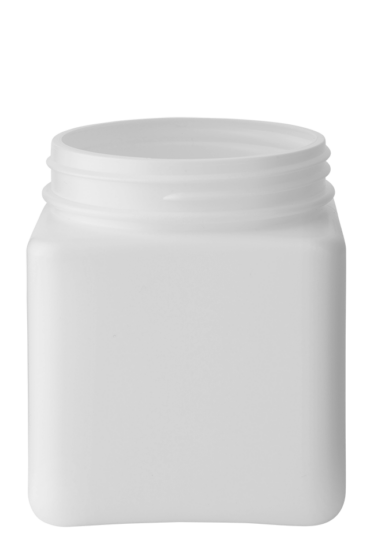 Square jar 750ml 89CT HDPE white